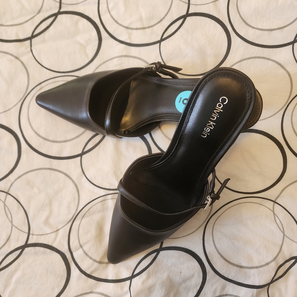 Calvin Klein Women's Sleek Black Heels